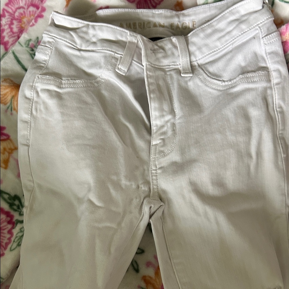 American Eagle Outfitters White Skinny Jeans